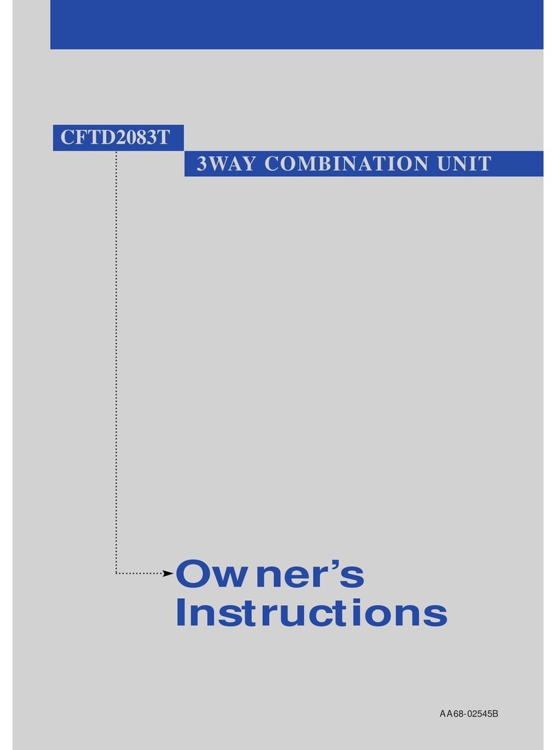 Samsung CFTD2083 Owner's instructions