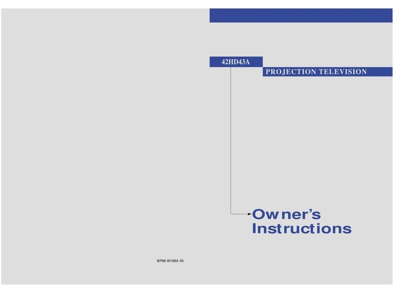 Samsung 42HD43A Owner's instructions