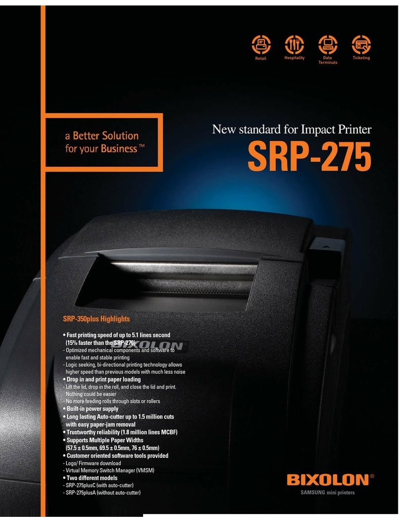 BIXOLON SRP-275 User manual