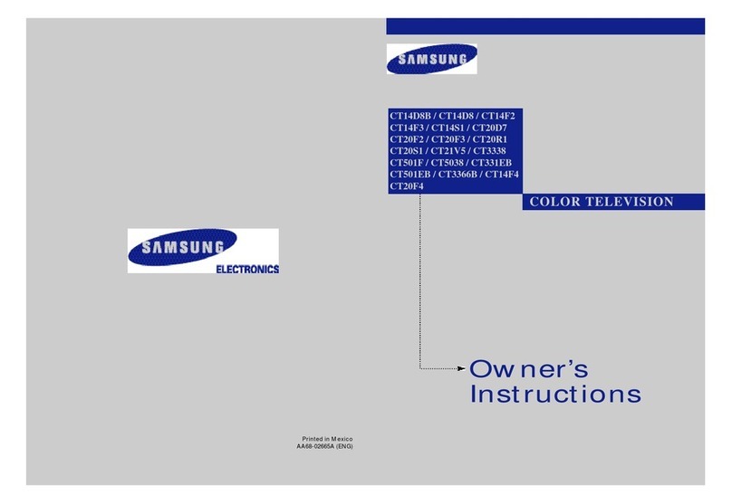 Samsung CT14D8 User manual