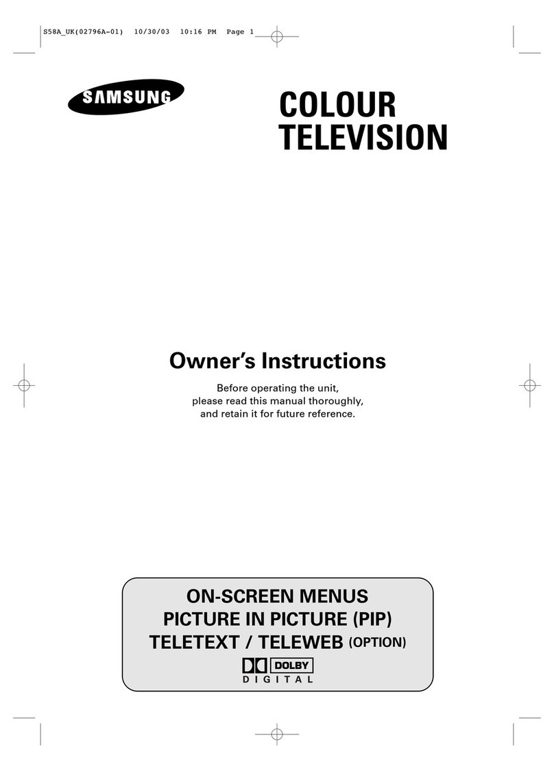 Samsung CS34A10 Owner's instructions