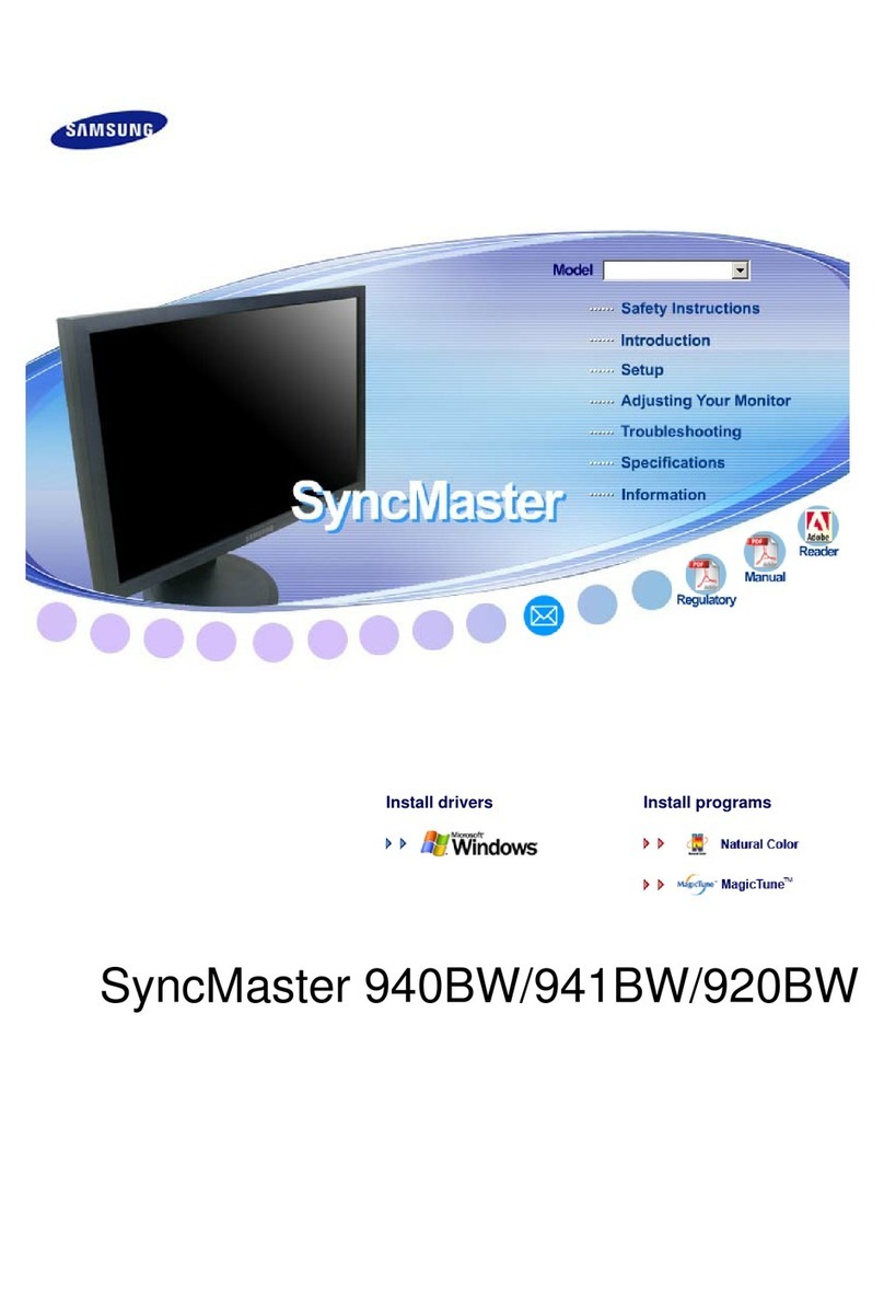 Samsung SyncMaster 920BW user guide
