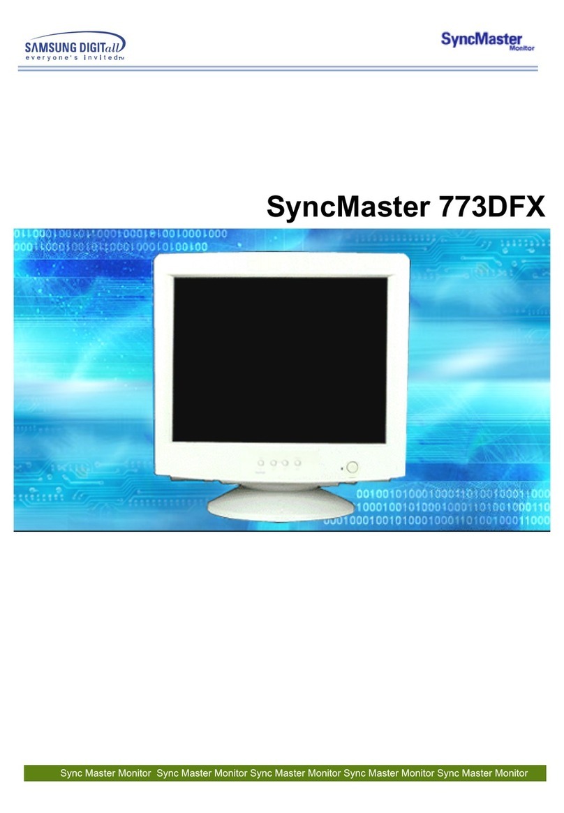 Samsung SyncMaster 773DFX User manual