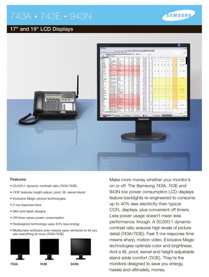 Samsung SyncMaster 743A User manual