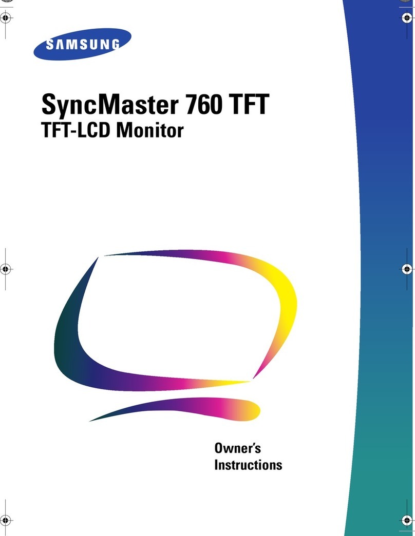 Samsung SyncMaster 760 TFT User manual