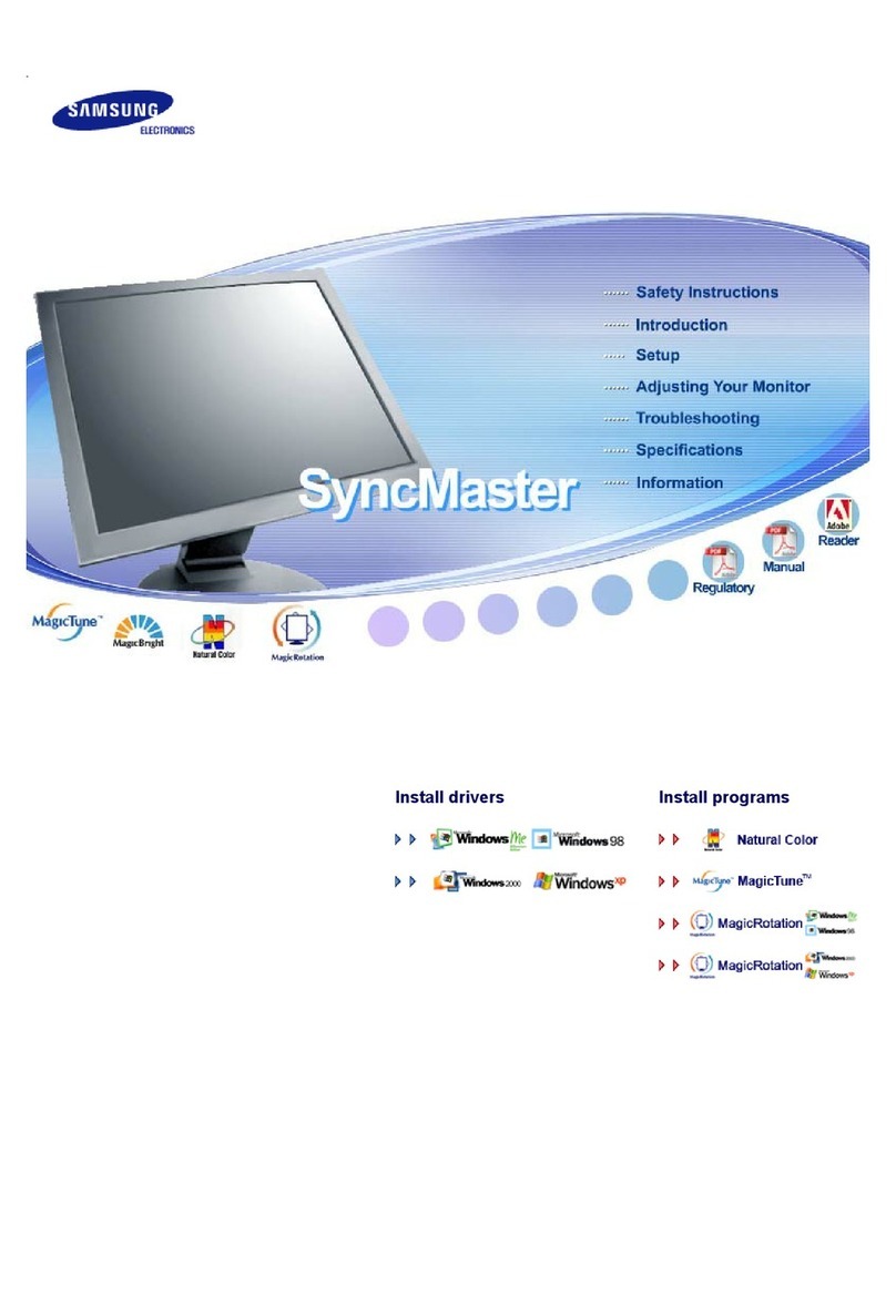 Samsung SyncMaster 711N User manual Samsung SyncMaster 711N User manual