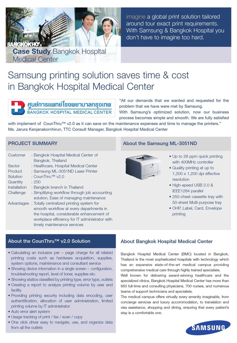 Samsung ML-3051ND Owner's manual Samsung ML-3051ND Owner's manual