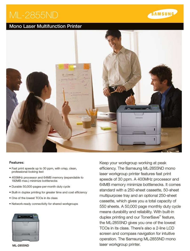 Samsung ML-2855ND User manual