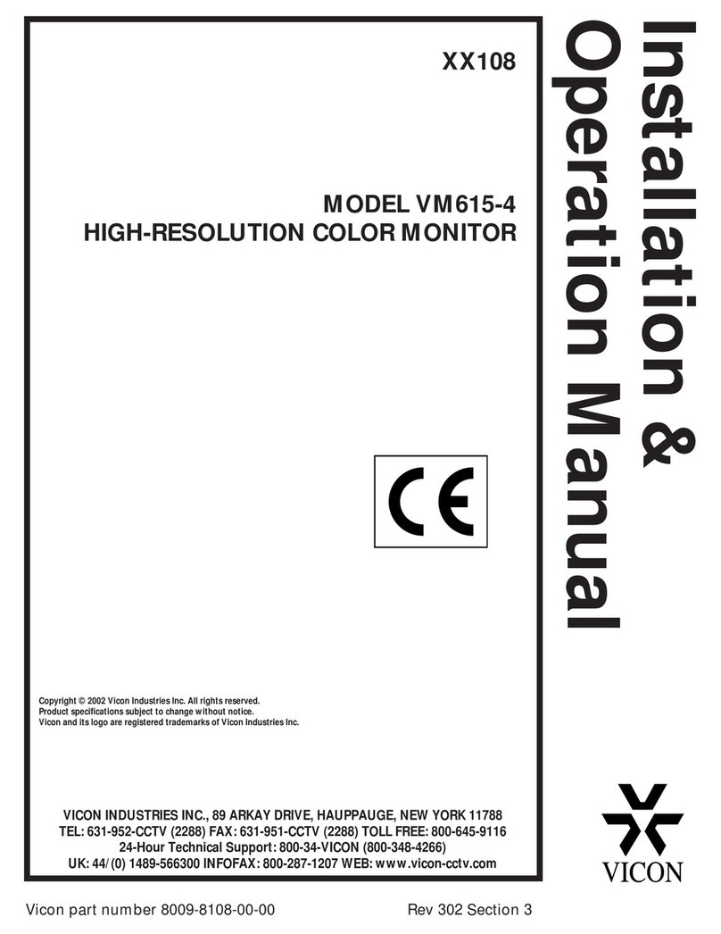 Vicon VM615-4 User manual