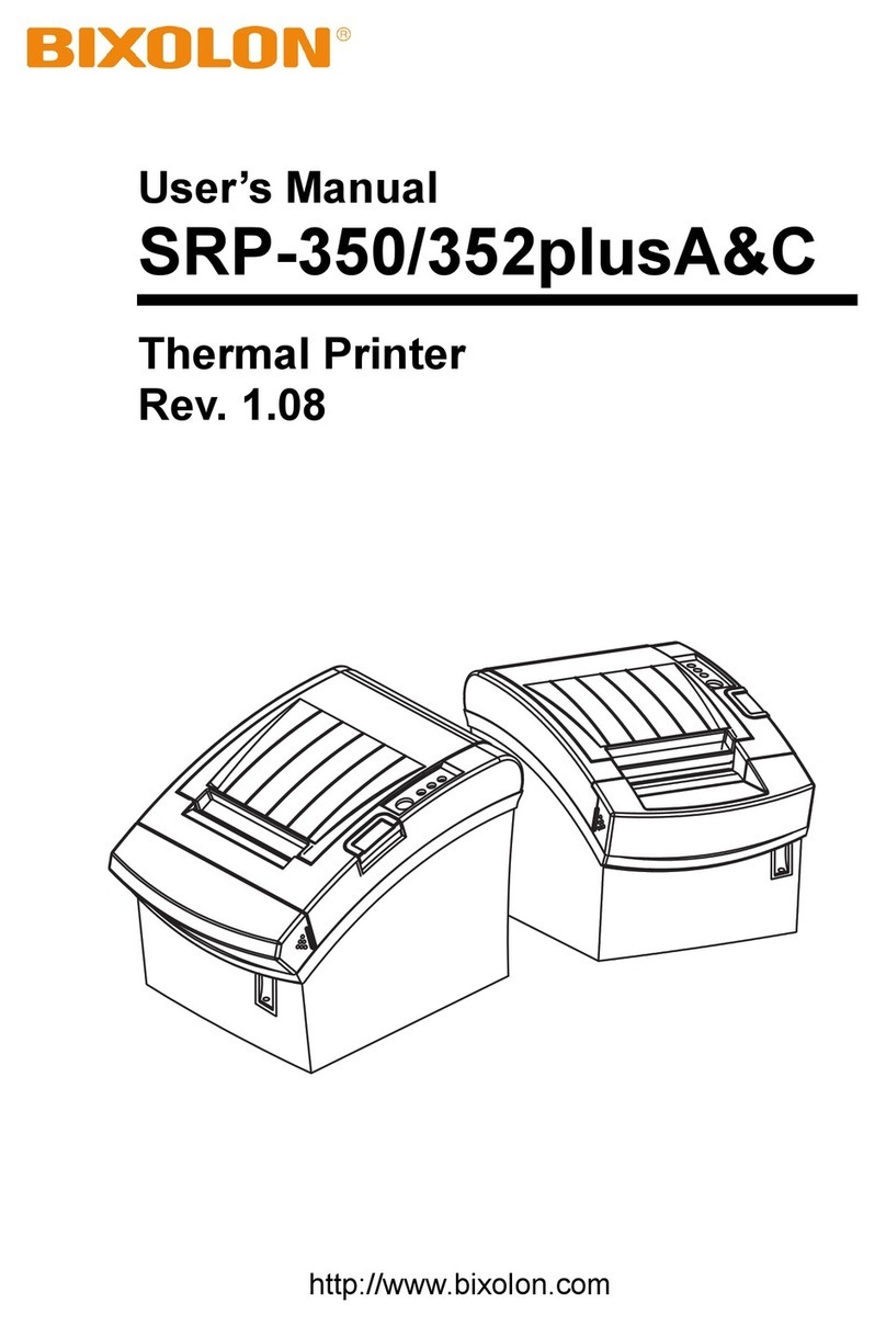 BIXOLON SRP-350 PlusA User manual