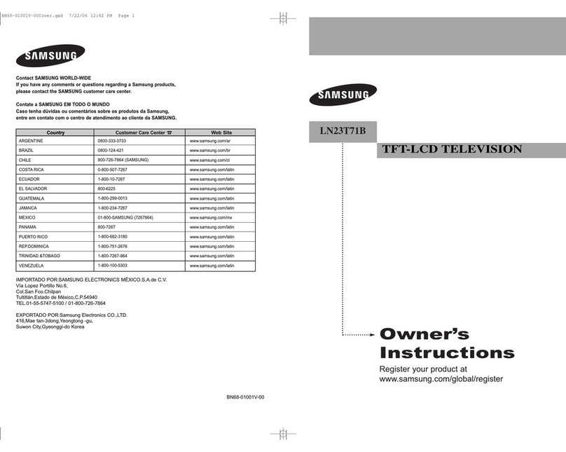 Samsung LN23T71B User manual