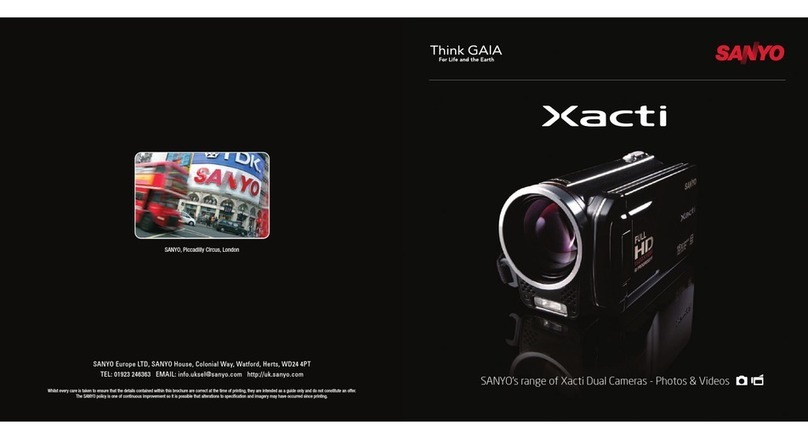 Sanyo Xacti VPC-HD2000 Series Specifications