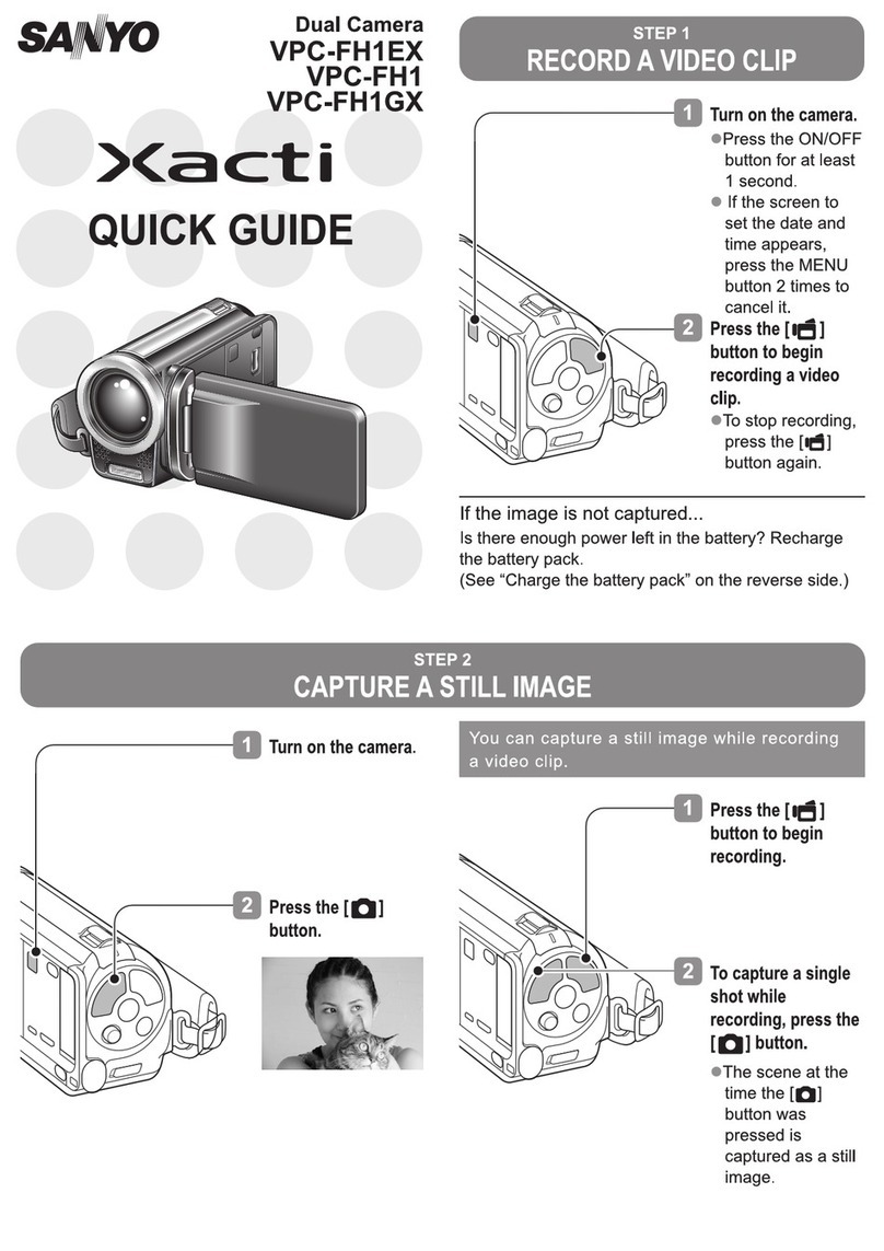 Sanyo Xacti VPC-FH1 Series quick guide