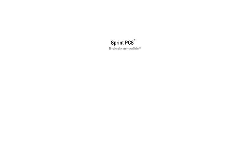 Sanyo Sprint PCS Phone SCP-4700 User manual