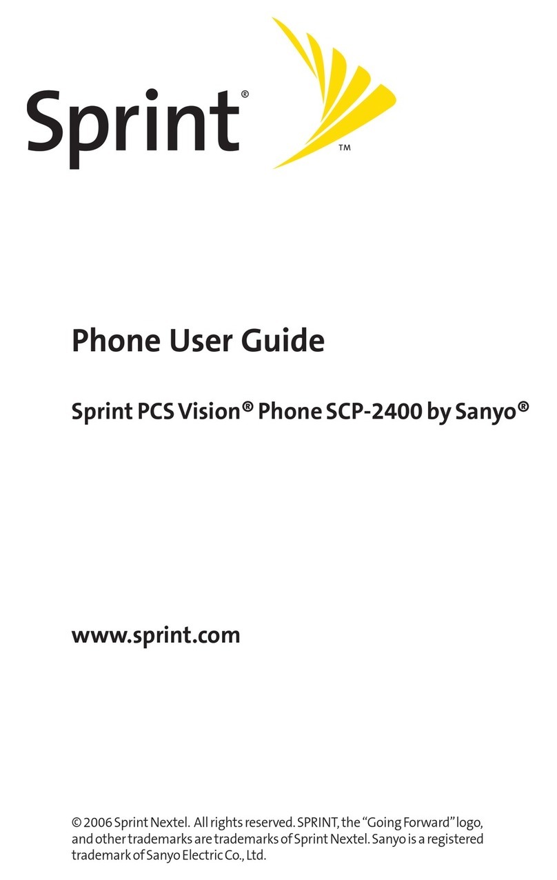 Sanyo SCP-2400 User manual