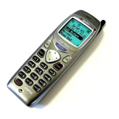 Sanyo SCP-4500 - Cell Phone - Sprint Nextel User manual