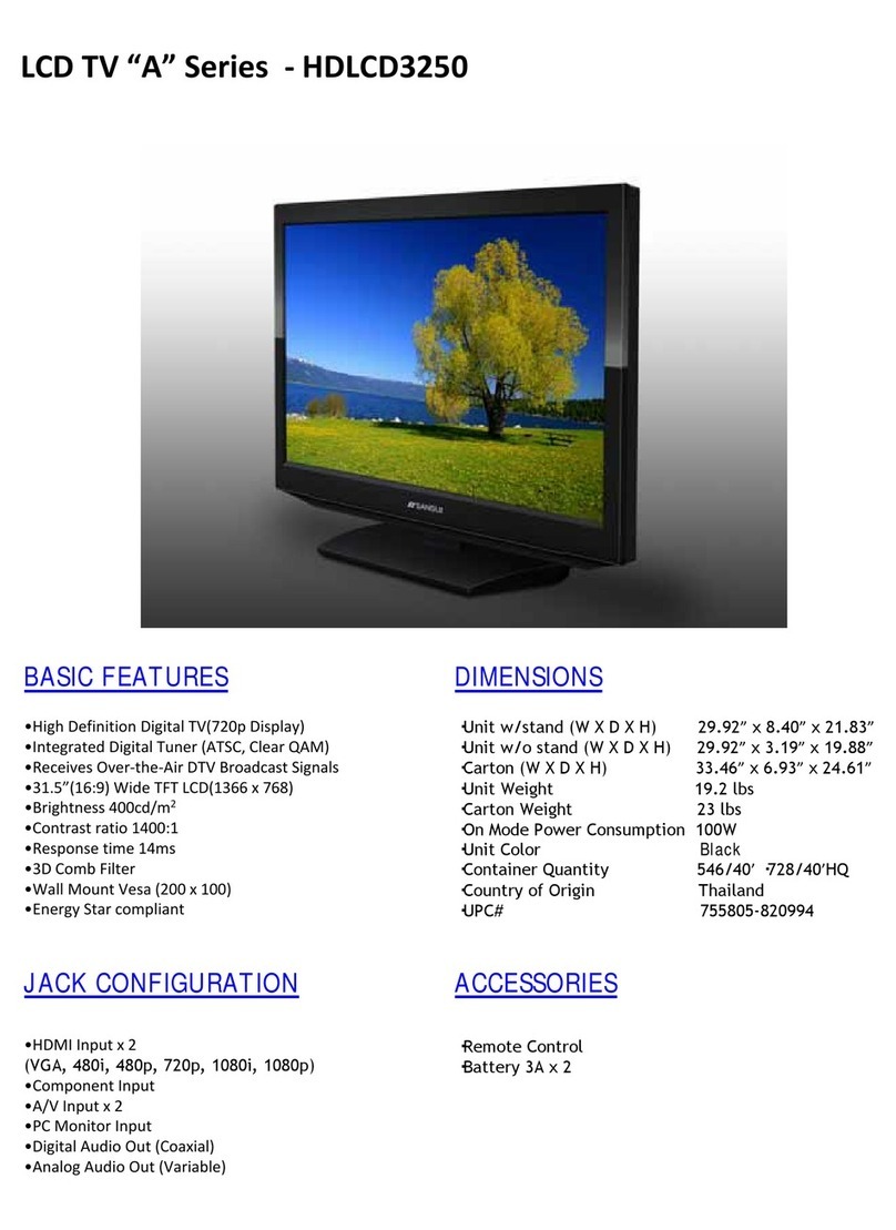 Sansui HDLCD3250 User manual