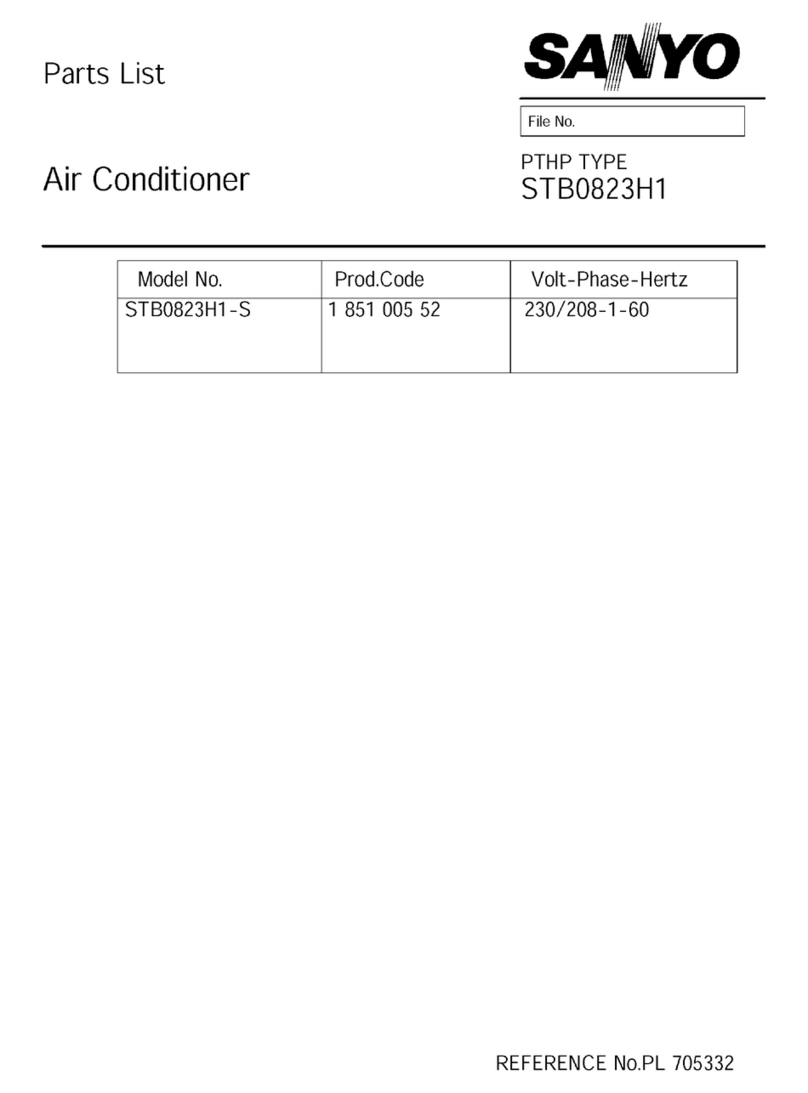 Sanyo STB0823H1-S User manual