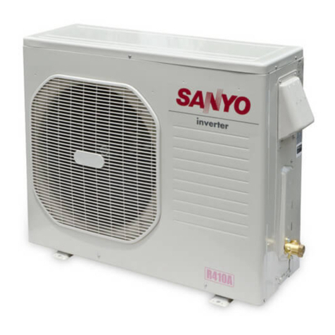 Sanyo 18KHS72 - 17,500 BTU Ductless Single Zone Mini-Split Wall-Mounted Heat... User manual