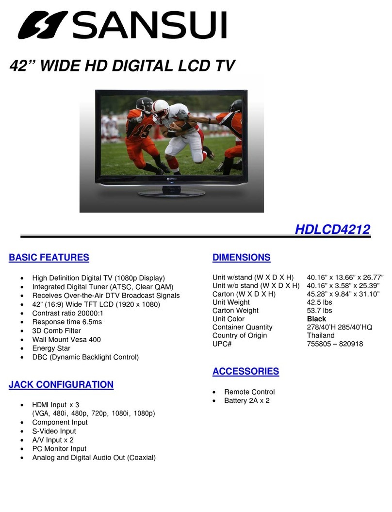 Sansui HDLCD4212 User manual