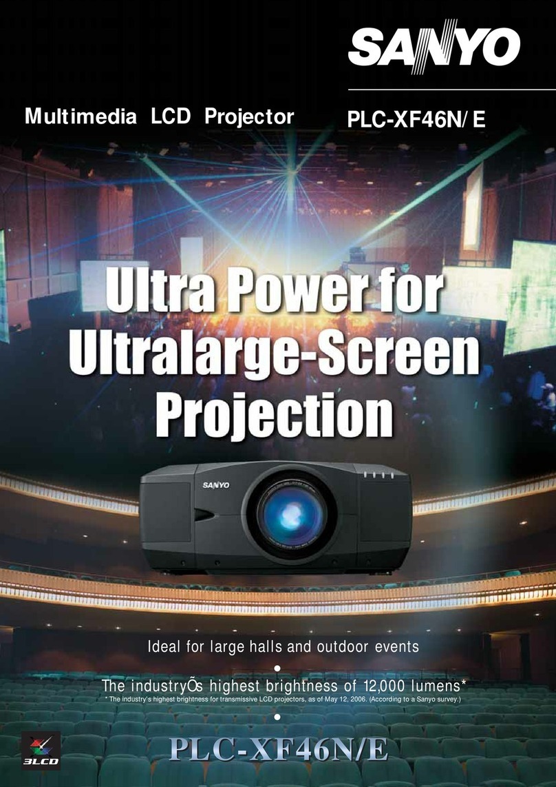Sanyo PLC-XF46N User manual
