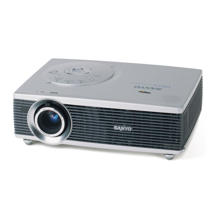Sanyo plc sw30 - SVGA LCD Projector User manual