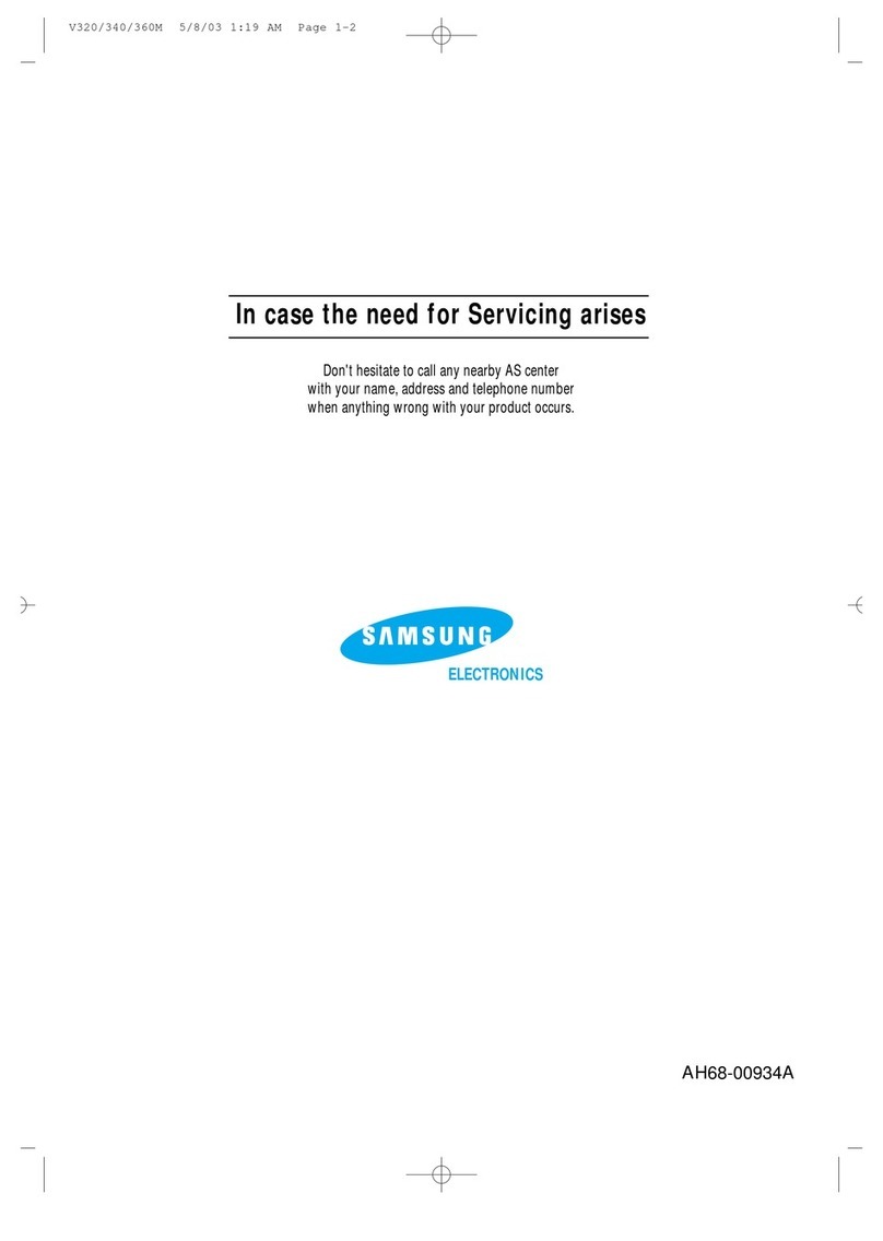Samsung VCD-320M User manual