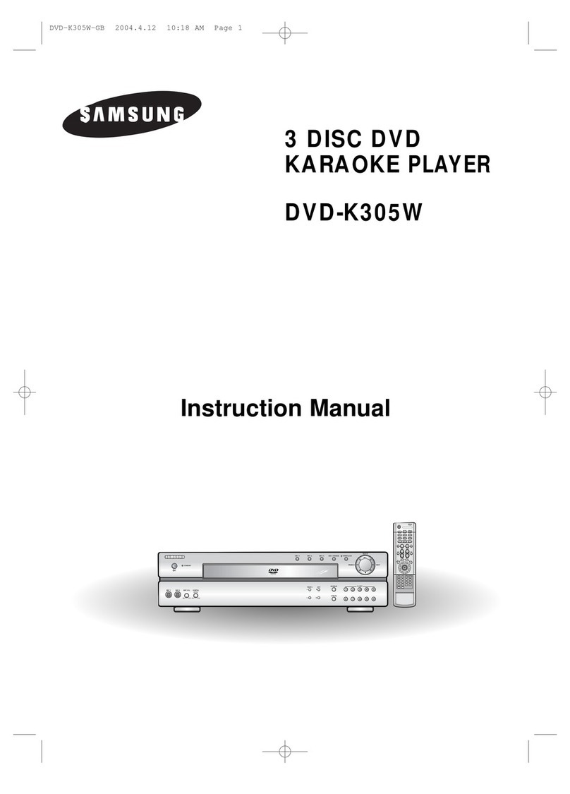 Samsung DVD-K305W User manual