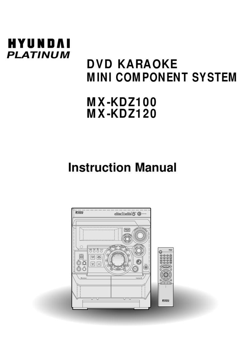 Hyundai MX-KDZ100 instruction manual