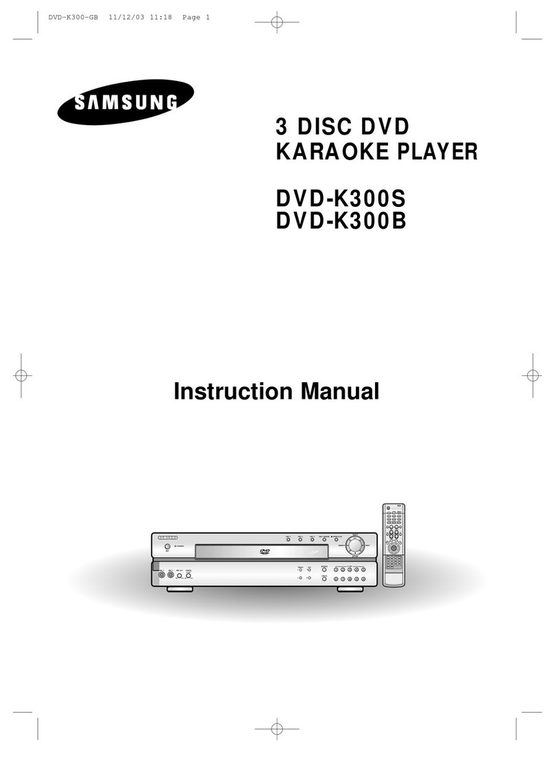 Samsung DVD-K300B instruction manual