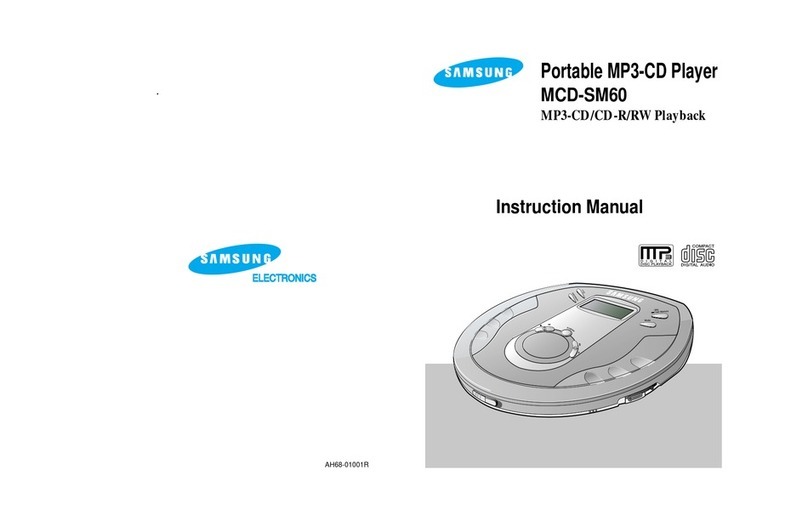 Samsung MCD-SM60 User manual