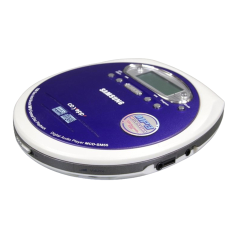 Samsung MCD-SM55 User manual