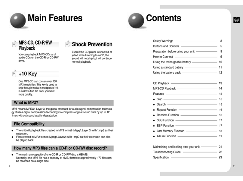 Samsung MCD-MP65 User manual