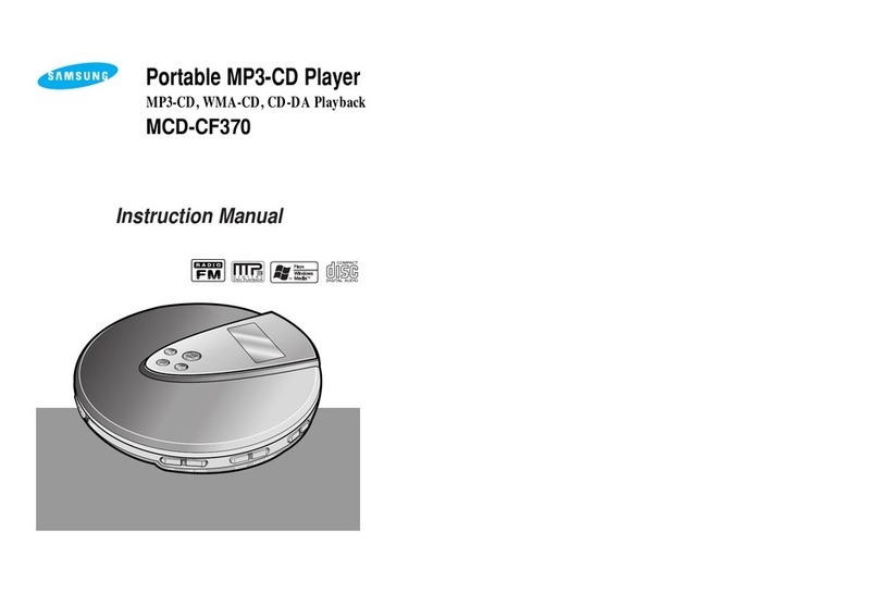 Samsung yePP MCD-CF370 instruction manual