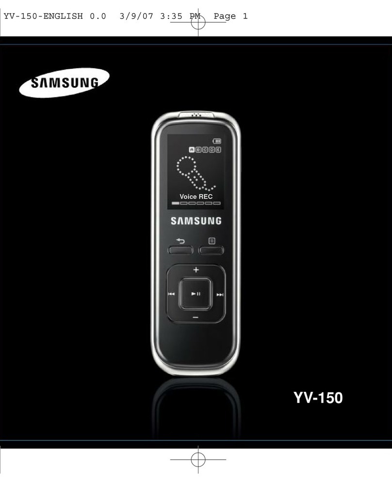 Samsung yePP YV-150 512MB User manual