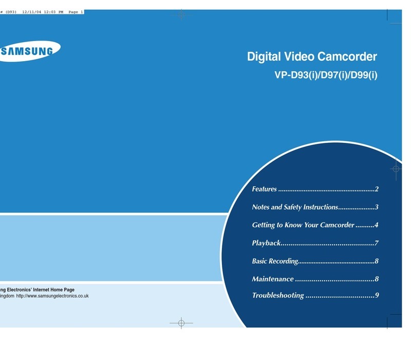 Samsung VP-D93 User manual