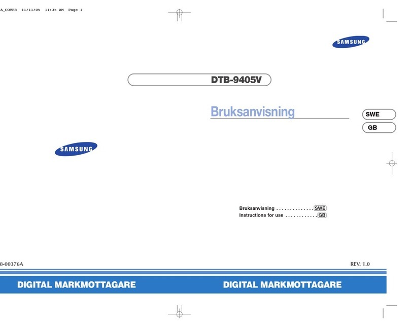 Samsung DTB-9405V Instructions for use