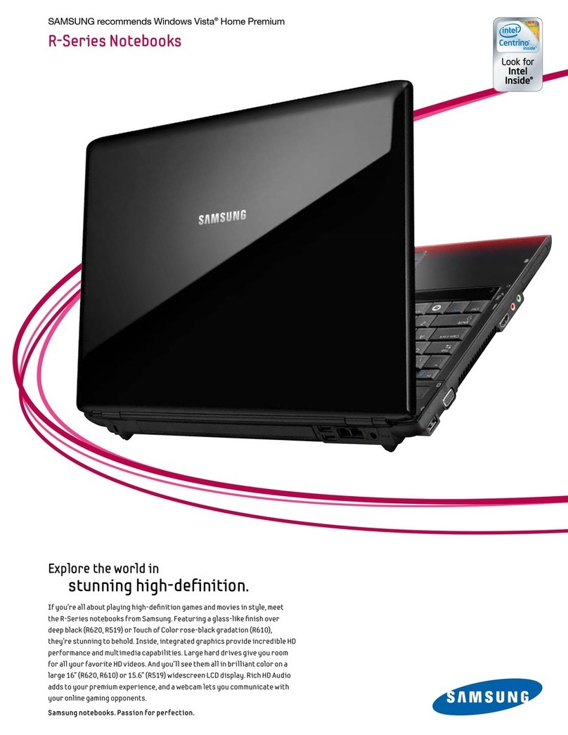 Samsung R620-63G Specifications