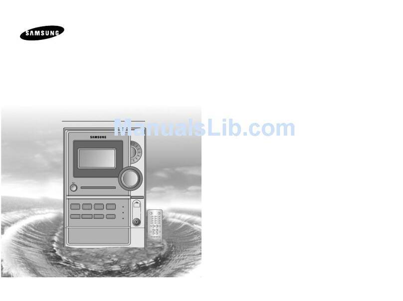 Samsung MM-ZC9 instruction manual