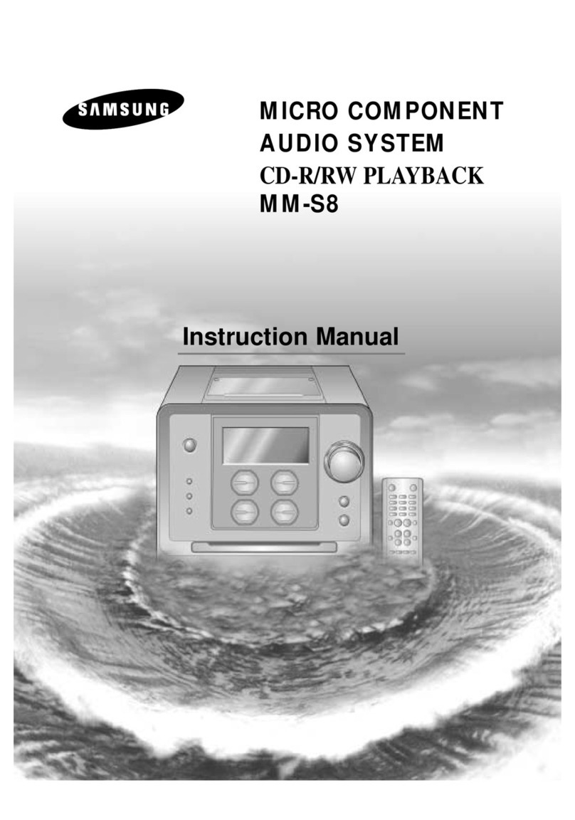 Samsung MM-S8 User manual
