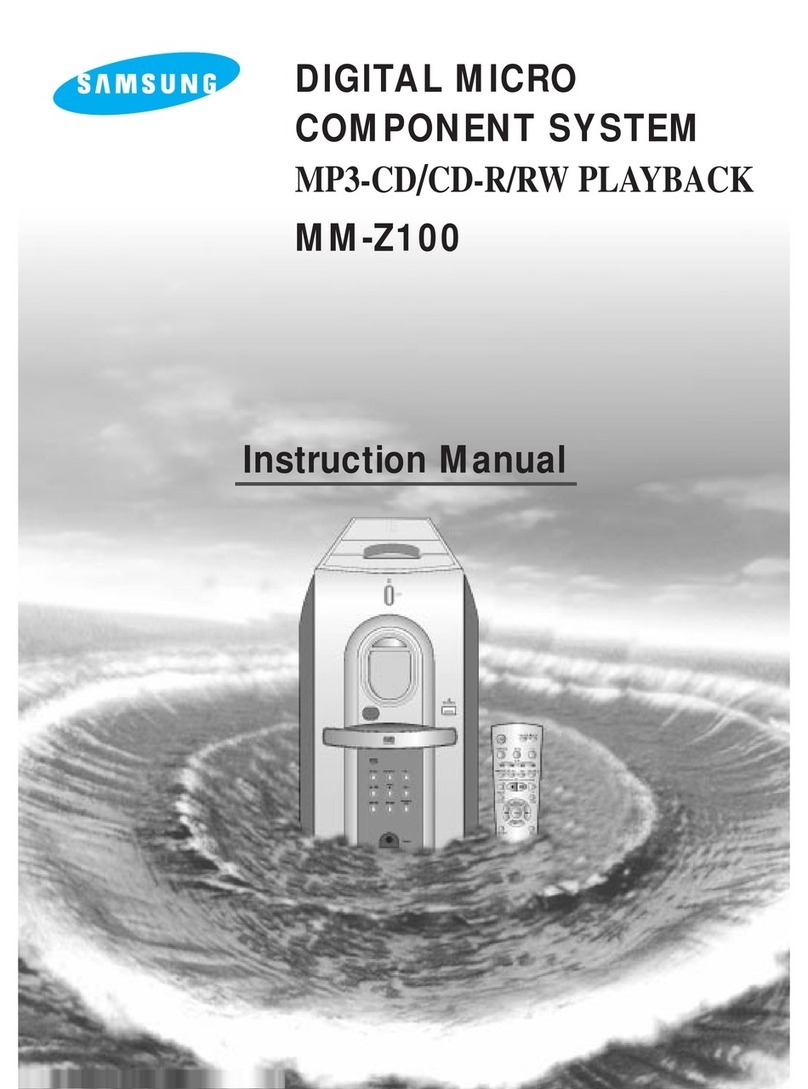 Samsung MM-Z100 User manual