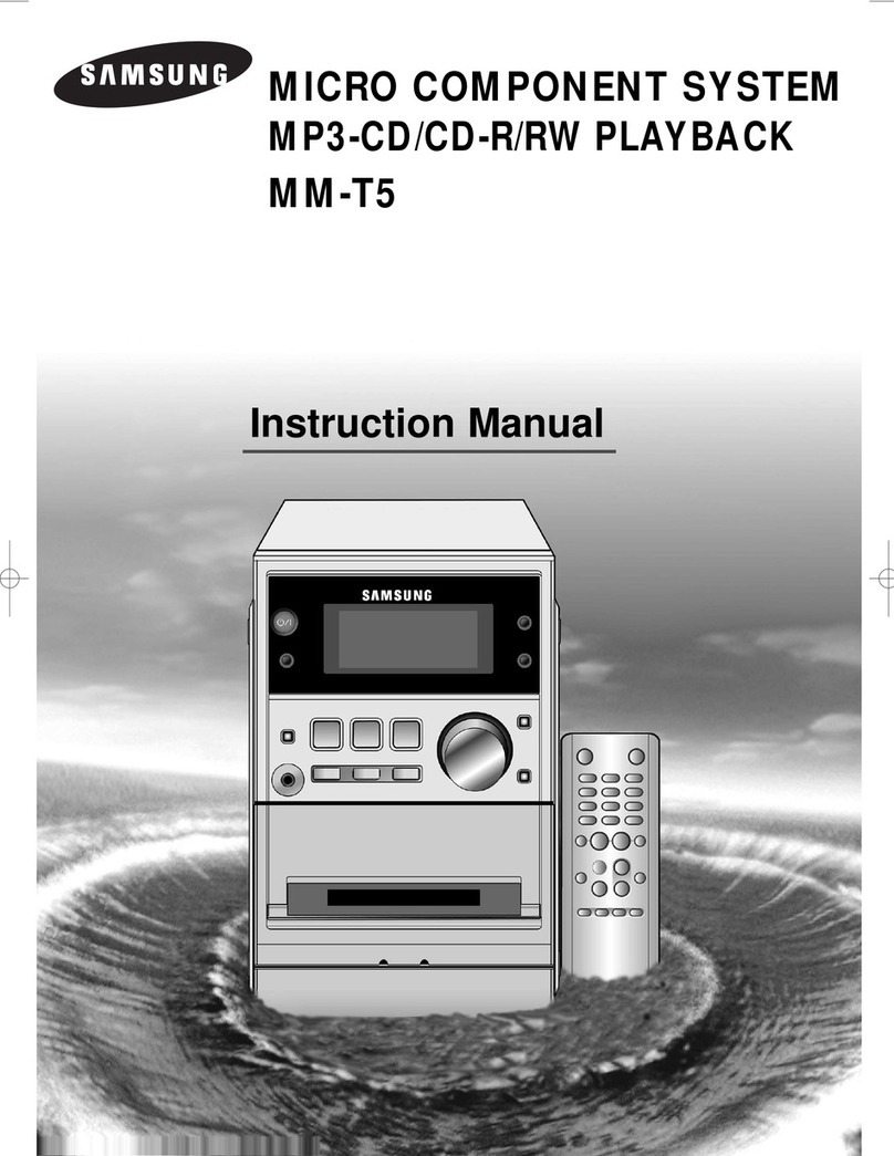 Samsung MM-T5 User manual