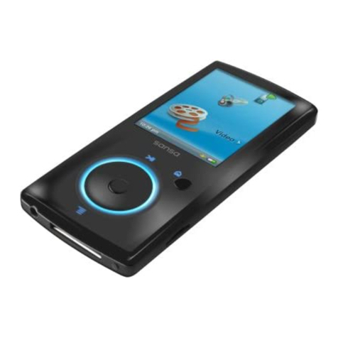 SanDisk Sansa Sansa View 16GB User manual SanDisk Sansa Sansa View 16GB User manual