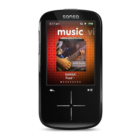 SanDisk Sansa Sansa Fuze+  8GB quick start guide