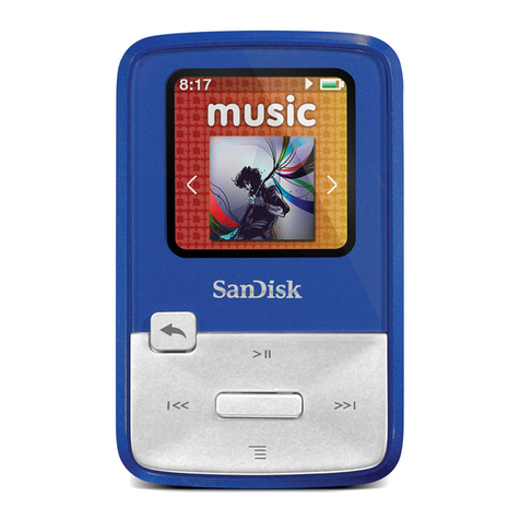 SanDisk Sansa Sansa Clip Zip 4GB User manual