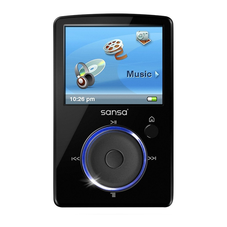 SanDisk Sansa Sansa Fuze 8GB user manual