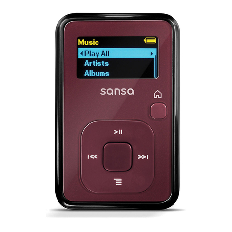 SanDisk Sansa Sansa Clip+ 4GB user manual