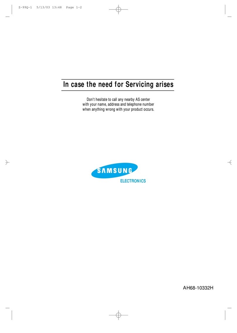 Samsung Z-99Q User manual