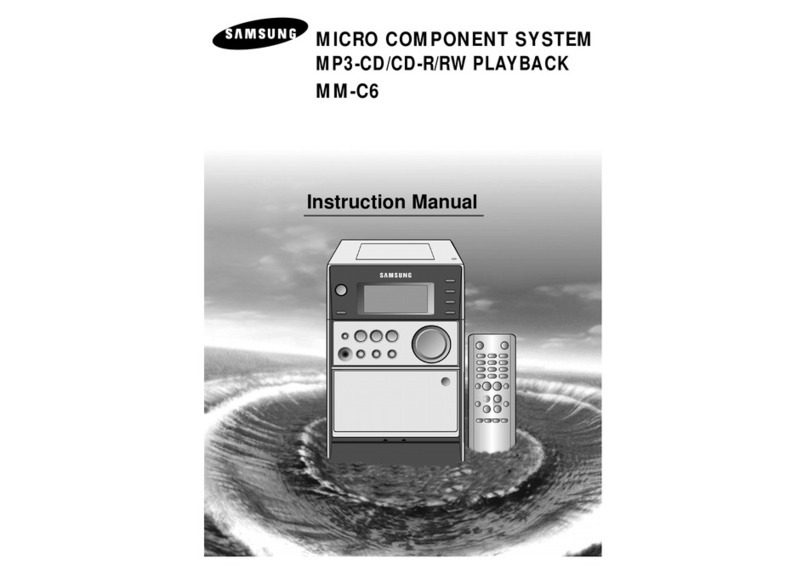 Samsung MM-C6 User manual