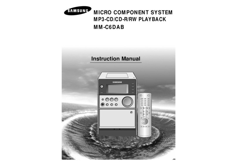 Samsung MM-C6DAB instruction manual